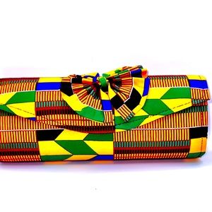 Authentic Ghana cloth bags clutch